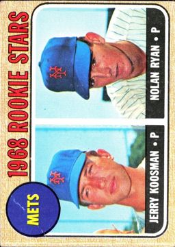 Test photo: 1968 Topps #177 Jerry Koosman / Nolan Ryan