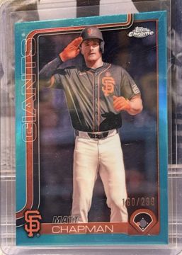 Test photo: 2025 Topps Chrome #148 Matt Chapman