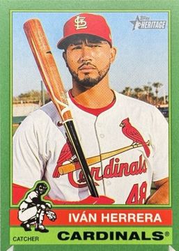 Test photo: 2025 Topps Heritage #252 Iván Herrera