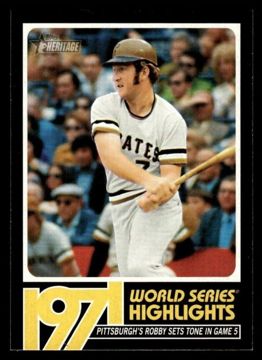 Test photo: 2020 Topps Heritage #WSH-10 Bob Robertson