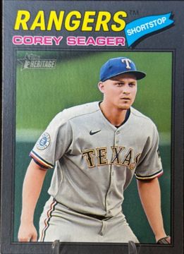 Test photo: 2026 Topps Heritage #302 Corey Seager