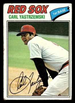 Test photo: 1977 Topps #480 Carl Yastrzemski