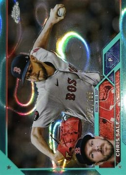 Test photo: 2023 Topps Chrome #131 Chris Sale