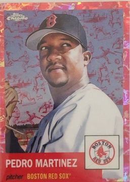 Test photo: 2022 Topps Chrome Platinum Anniversary #439 Pedro Martinez
