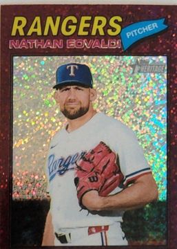 Test photo: 2026 Topps Heritage #40 Nathan Eovaldi